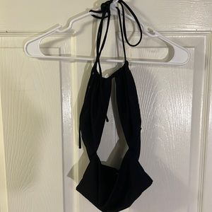 Beginning boutique black crop top